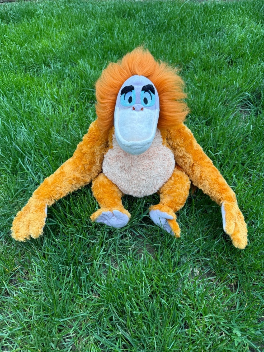 Vtg Disney Store Originals  17” King Louis jungle book plush